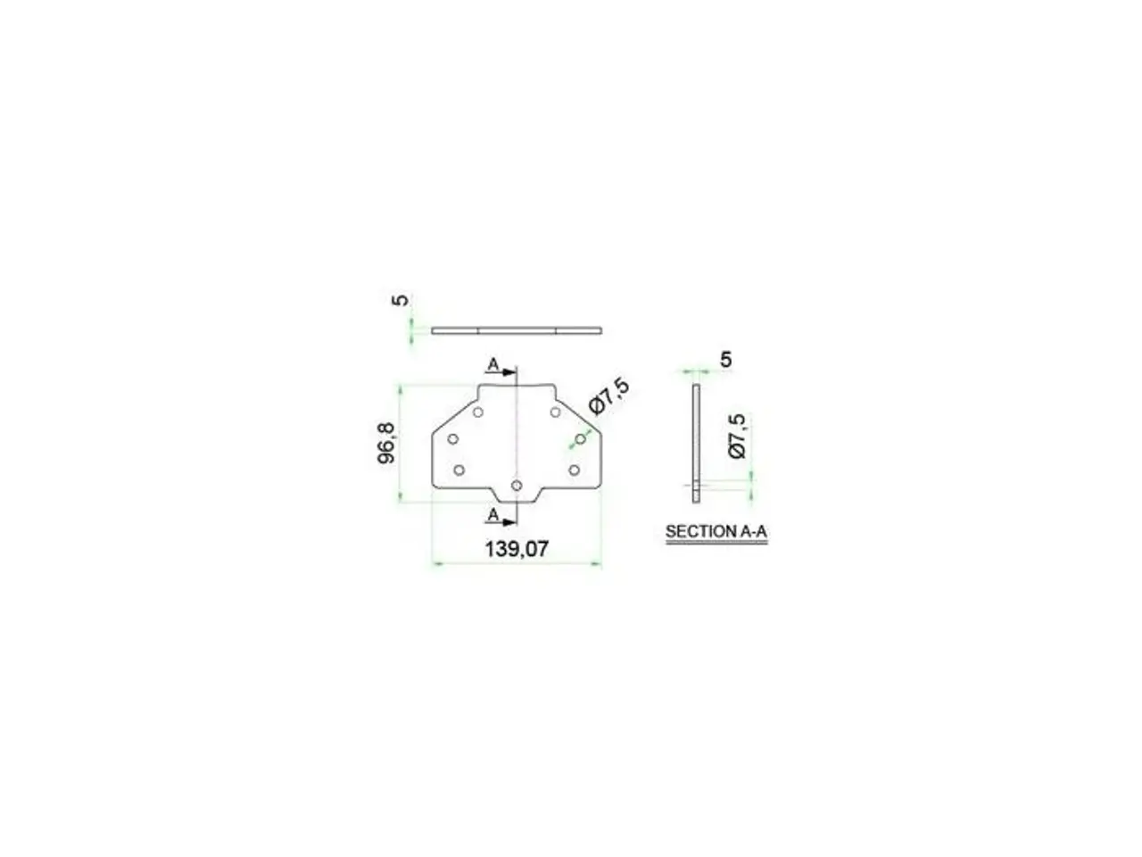Billede 2 - Flange-afdækning til Spalterende (7107-serien)