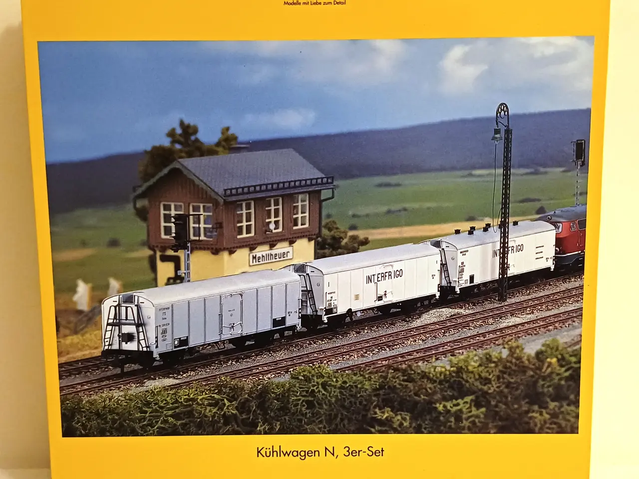 Billede 1 - Brawa kølevognsæt art.nr 1920, DB/NL/FS. epoke III