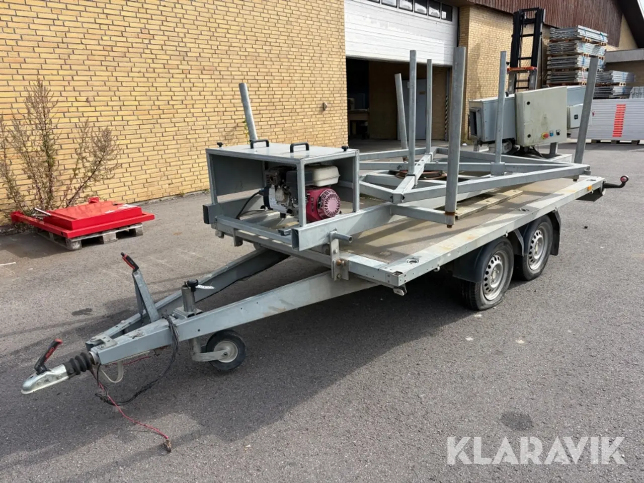 Billede 1 - Trailer til pex rør Brenderup 2000kg - 1 styk