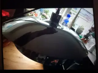 Stor Flot Blank Pendel 48 cm i diam Der er 2 lag E