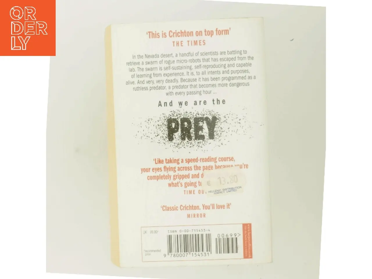 Billede 3 - Prey af Michael Crichton (Bog)