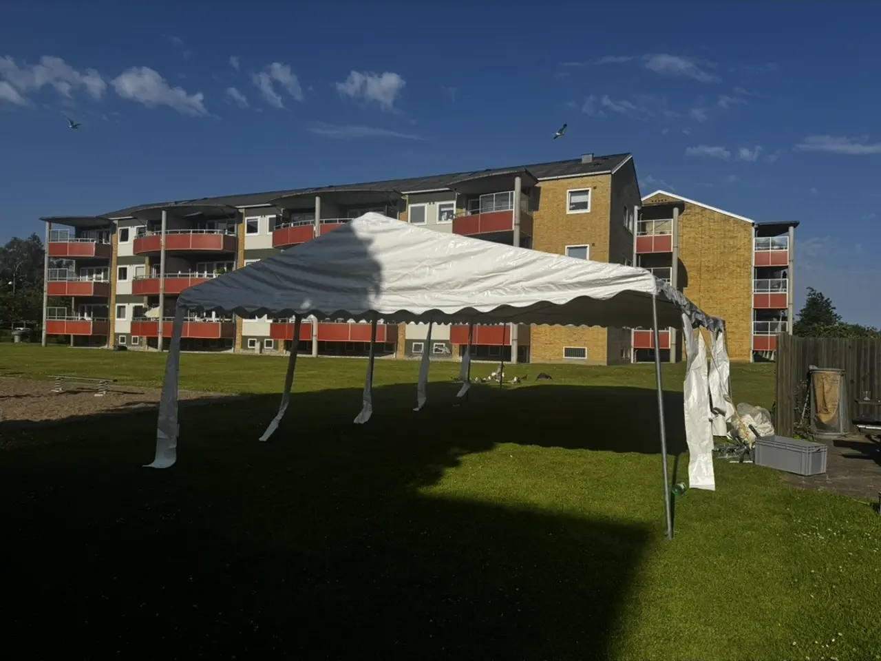 Billede 3 - Festtelt 5x10 m inkl. opsætning – kun 2.999 kr.