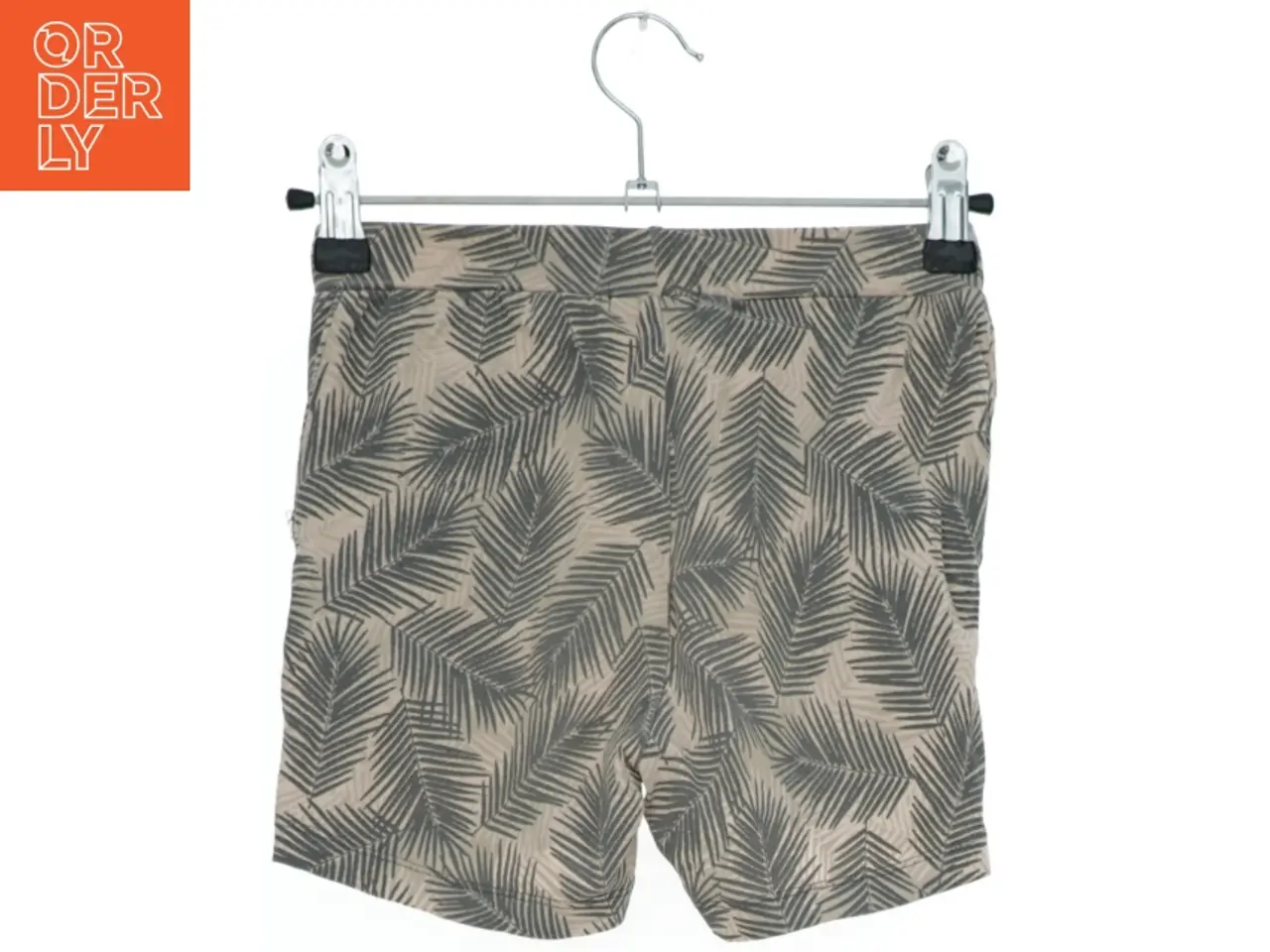 Billede 2 - Beige shorts med bladprint fra Name It (str. 128)
