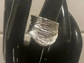 * Sterlingsølv; Lækker reb-fingerring
