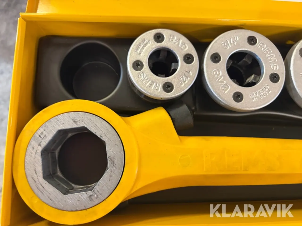 Billede 10 - Tristand plus rørskærer Rems Eva set R 1/2 - 1 1/4"