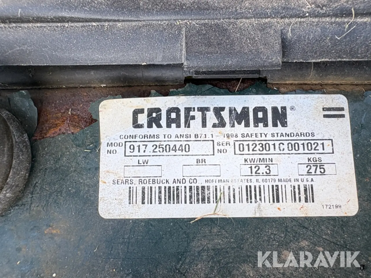 Billede 5 - Græsslåmaskine Craftsman