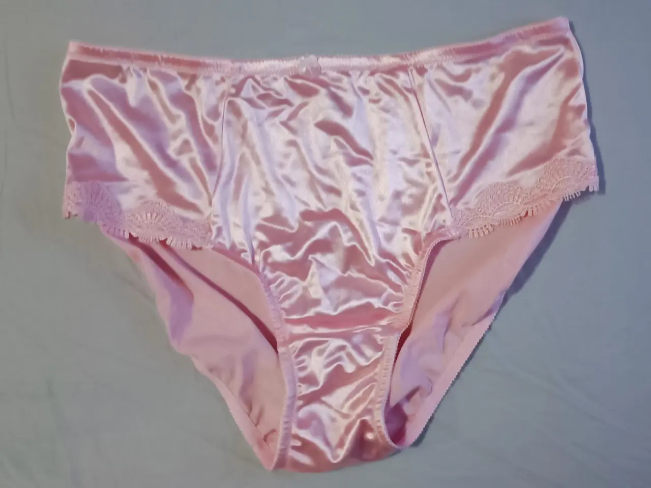 Billede 1 - Lys pink højtaljet trusse