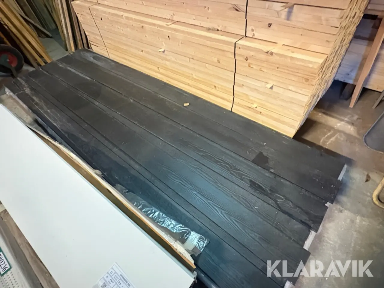 Billede 1 - Eternitbrædder med træ struktur 50 styk a 360x19x1 cm