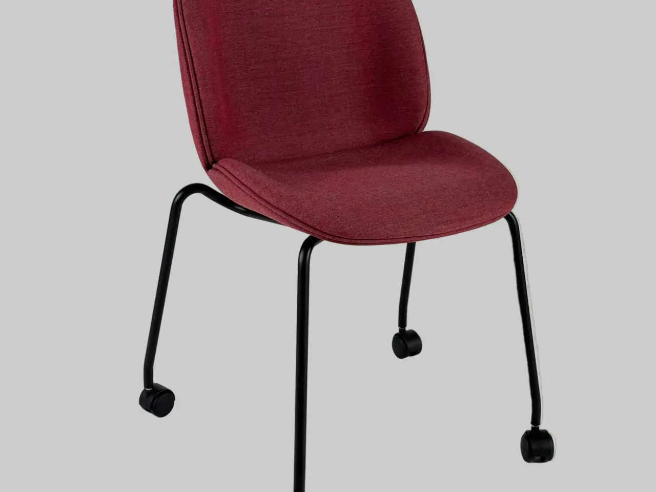 Billede 1 - GUBI Beetle Stol – Rød/Sort Stel