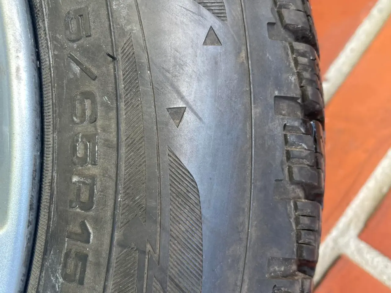 Billede 6 - 15 originale Mitsubishi Aluhjul 4x114.3 vinterdæk