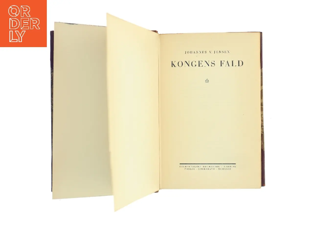 Billede 1 - Kongens Fald af Johannes V. Jensen (Bog)