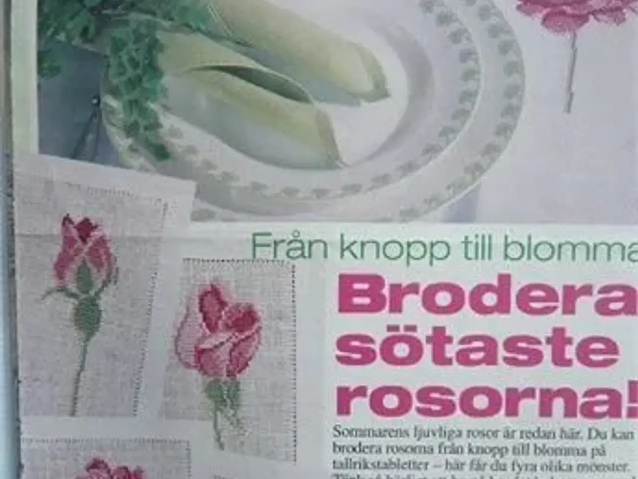 Billede 10 - Korsstingsbroderi mønstre