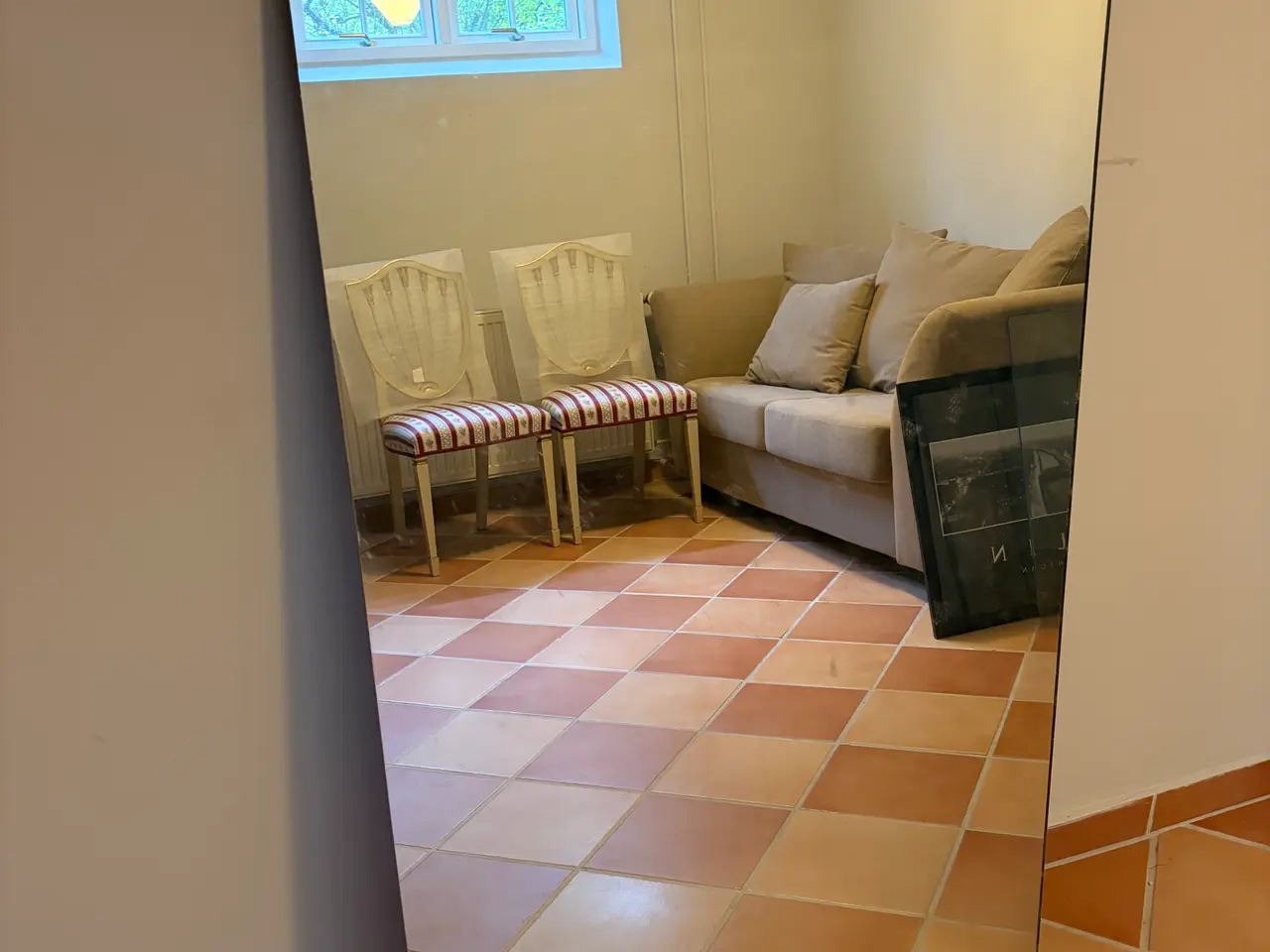 Billede 1 - Stort flot spejl 80x140 cm