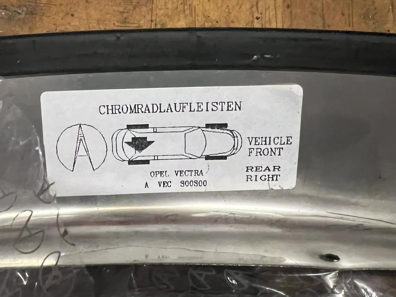 Billede 8 - Chrom lister til Opel Vectra 