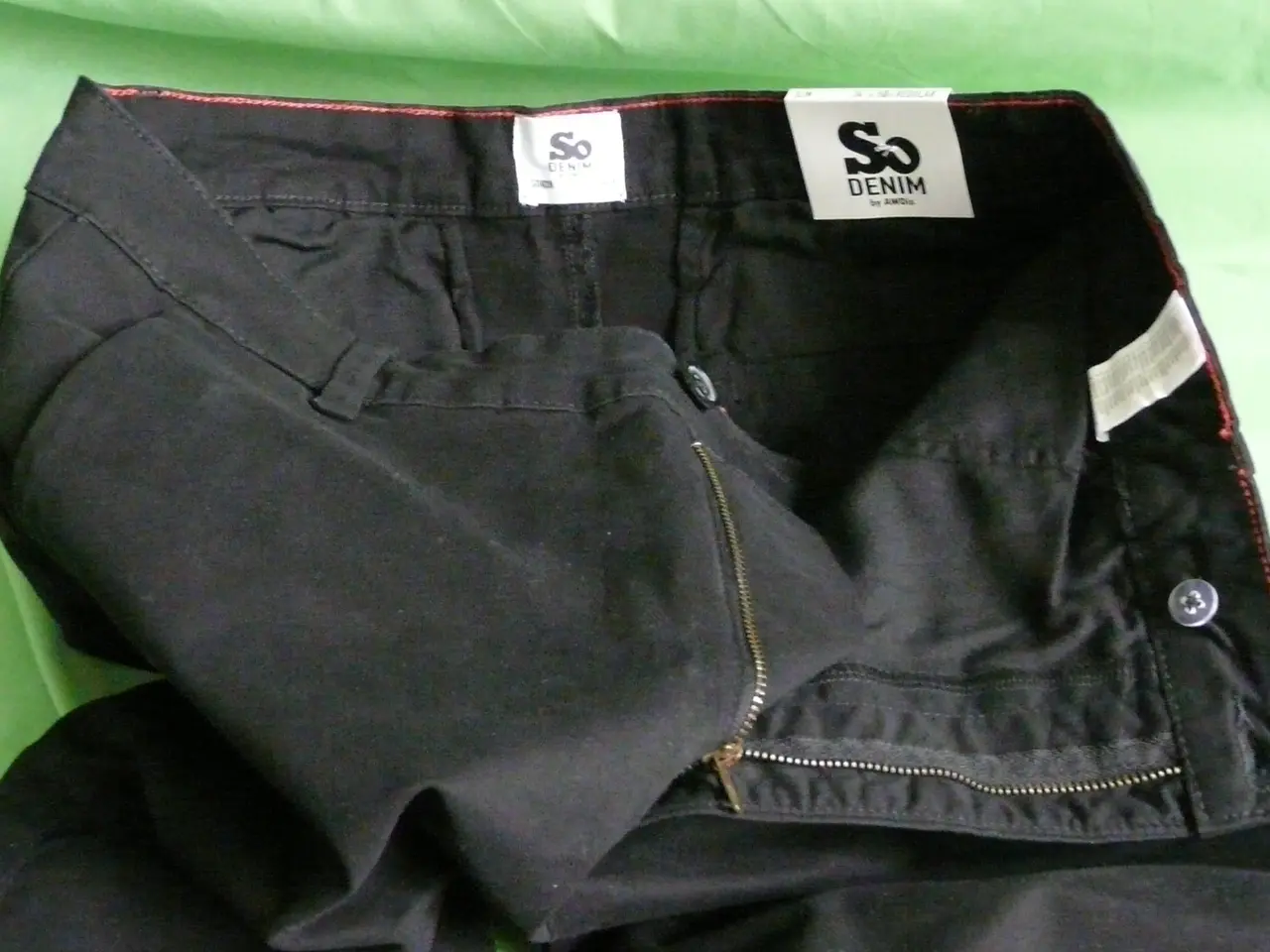 Billede 2 - Denim bukser i farven navy.