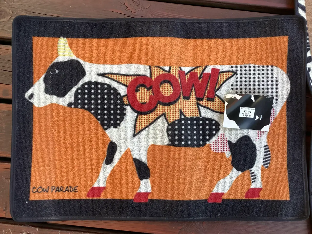 Billede 2 - Cow Parade dør/smuds’ måtter 3 styk