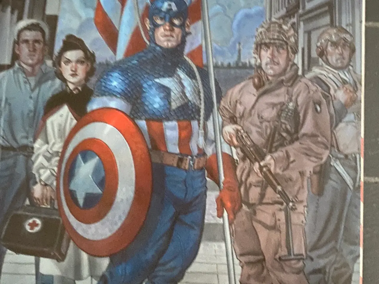 Billede 1 - Captain America Red, white & blue album
