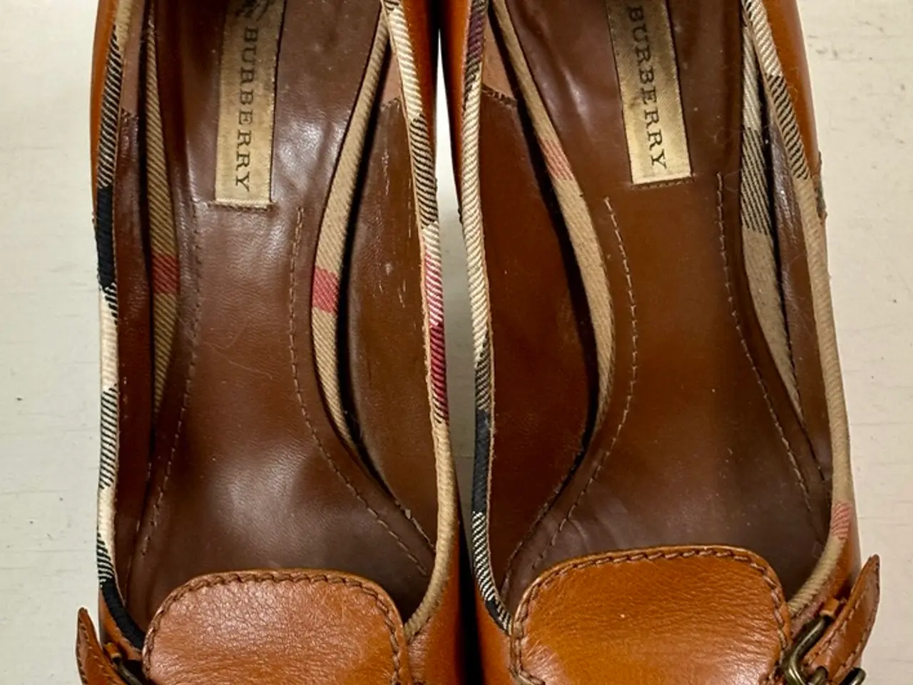 Billede 2 - Burberry, brune heels m tern, str 37