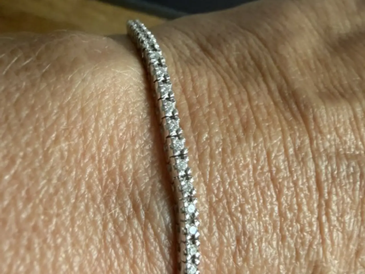 Billede 1 - Tennis armbånd hvidguld 2,5 karat diamanter