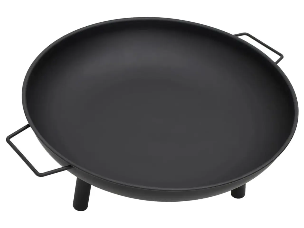 Billede 4 - Bålfad i stål - 67,5 × 58 × 22,5 cm, sort