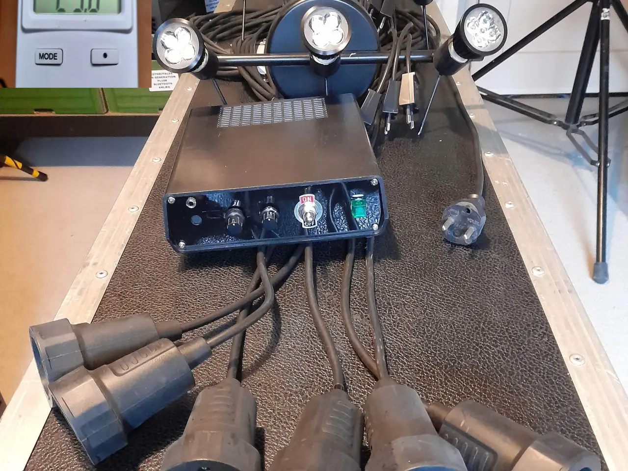 Billede 18 - Udlejes - 6 CH Løbe-Lysshow 6 kanal GU10 LED.