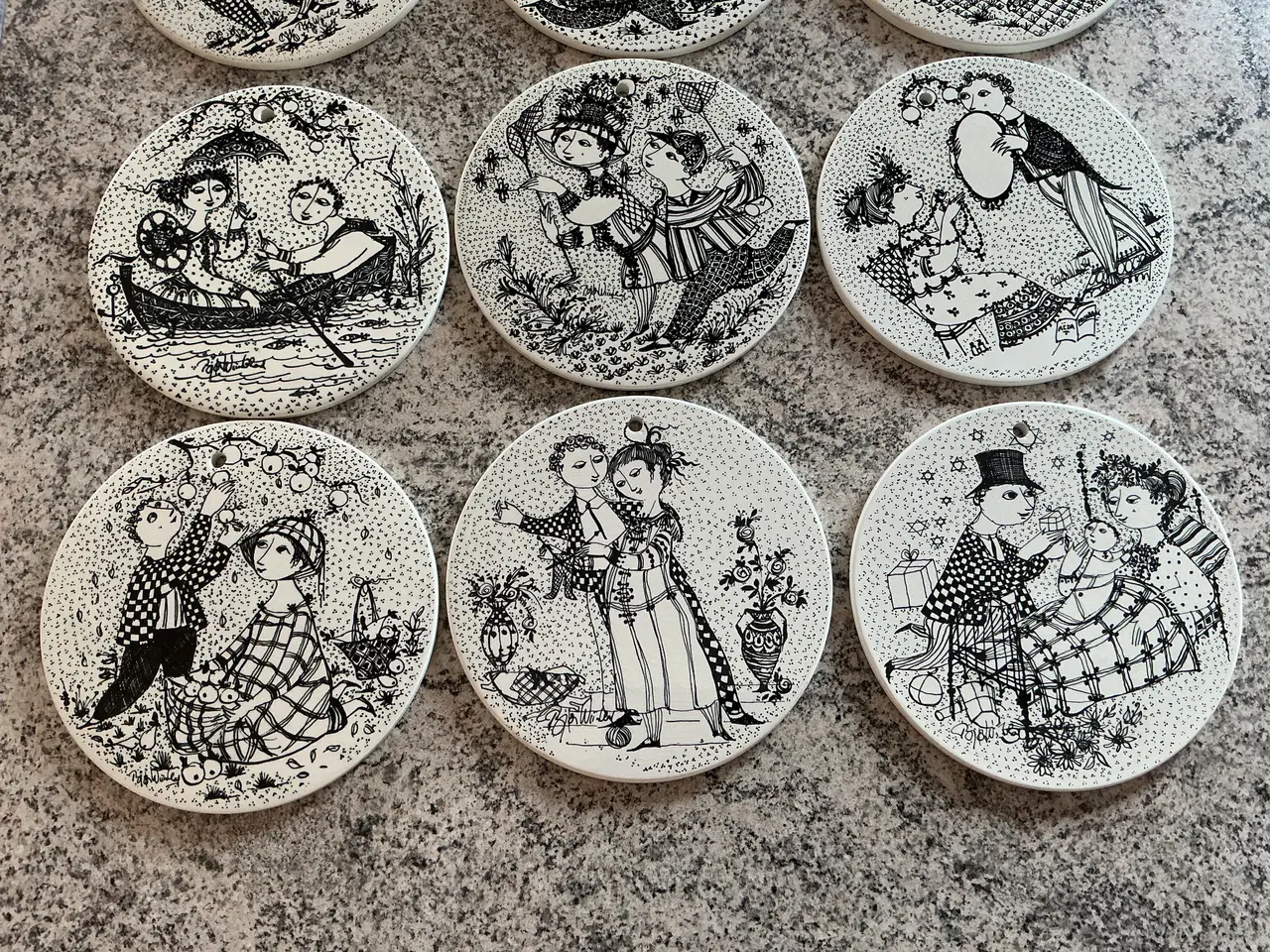 Billede 3 - Bjørn Wiinblad platter