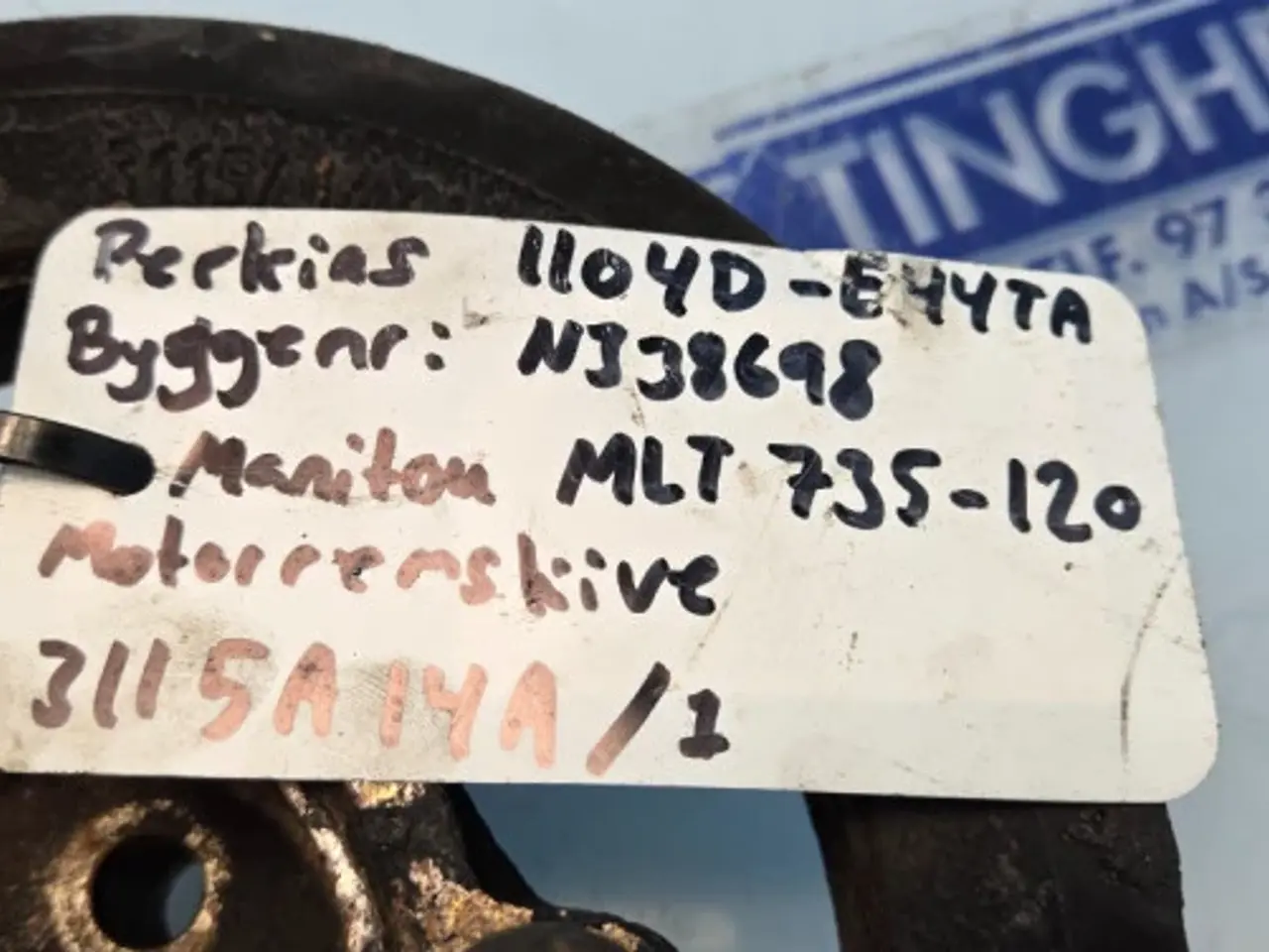Billede 4 - Perkins 1104D-E44TA Motorremskive 3115A14A/1