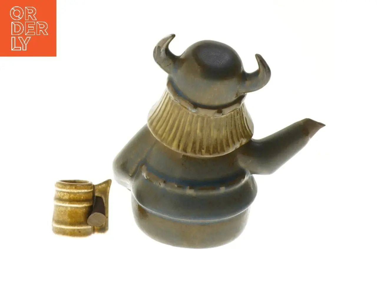 Billede 3 - Viking figurin med krus (str. 17 cm)