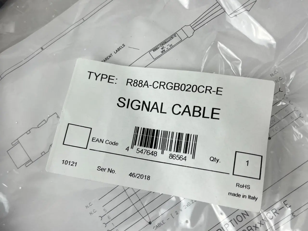 Billede 3 - Omron R88A-CRGB020CR-E Encoder Signal kabel 20m /