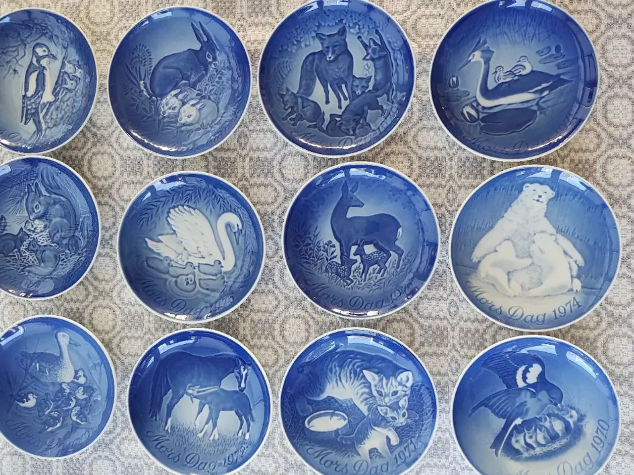 Billede 5 - 12 stk. Morsdags platter BG 