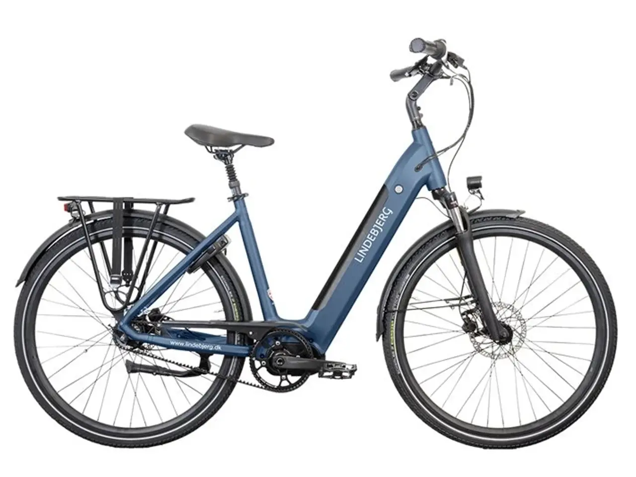 Billede 1 - Lindebjerg 28'' Elcykel Center Royal - Mat Blå
