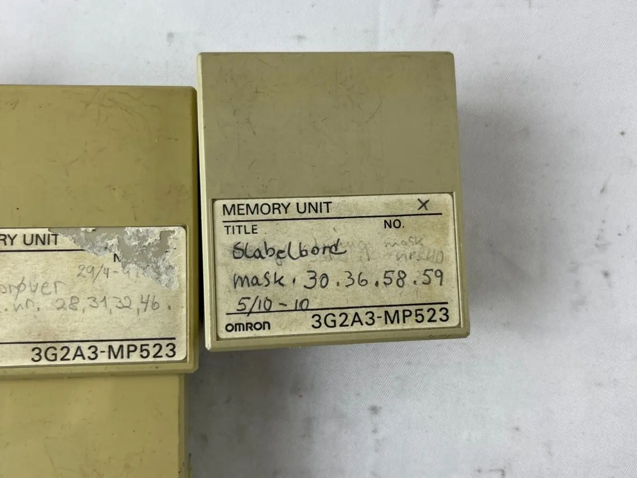 Billede 5 - Omron 3G2A3-MP523 Memory Unit parti of 5 PLC
