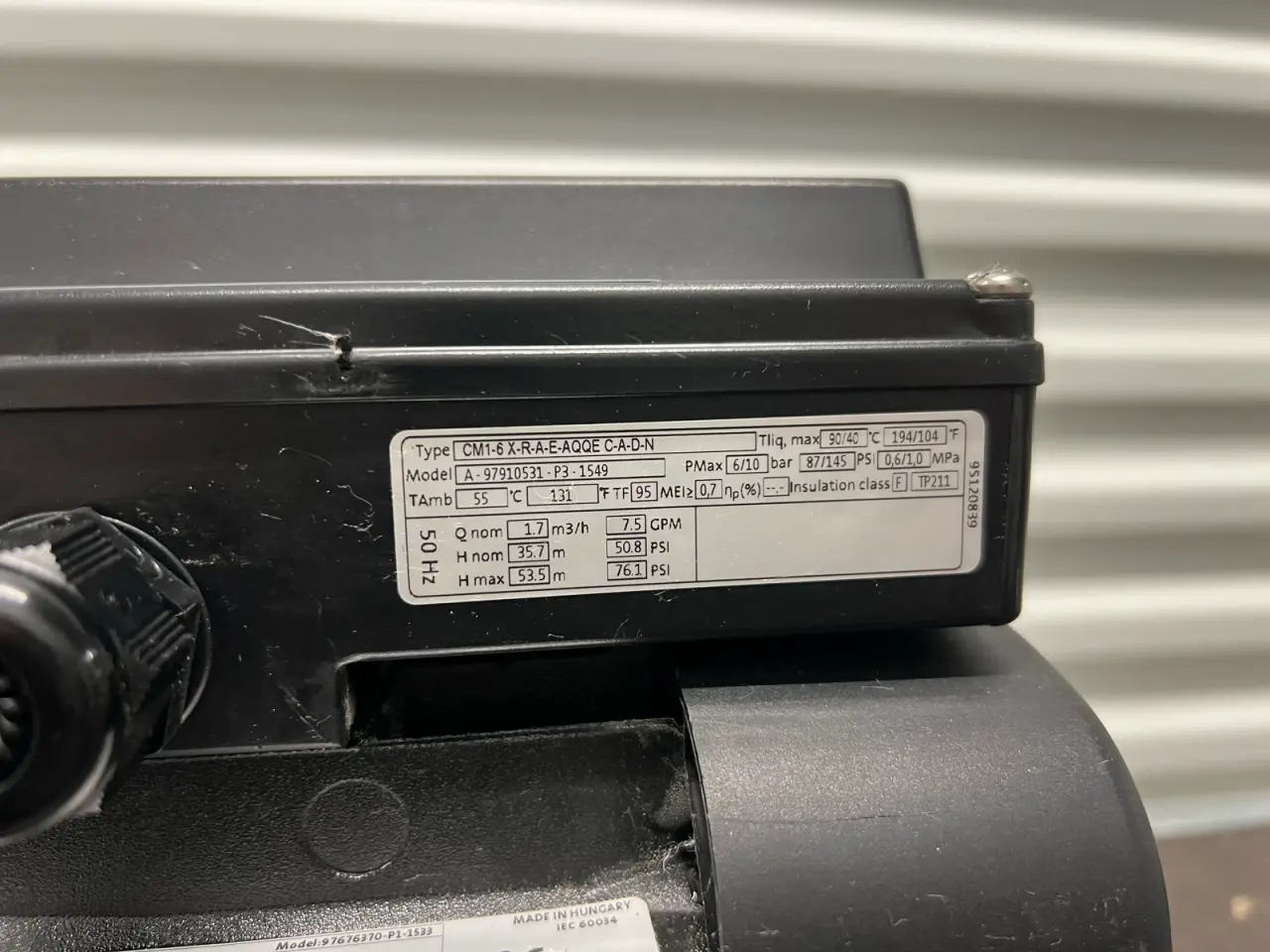 Billede 2 - Grundfos centrifugalpumpe