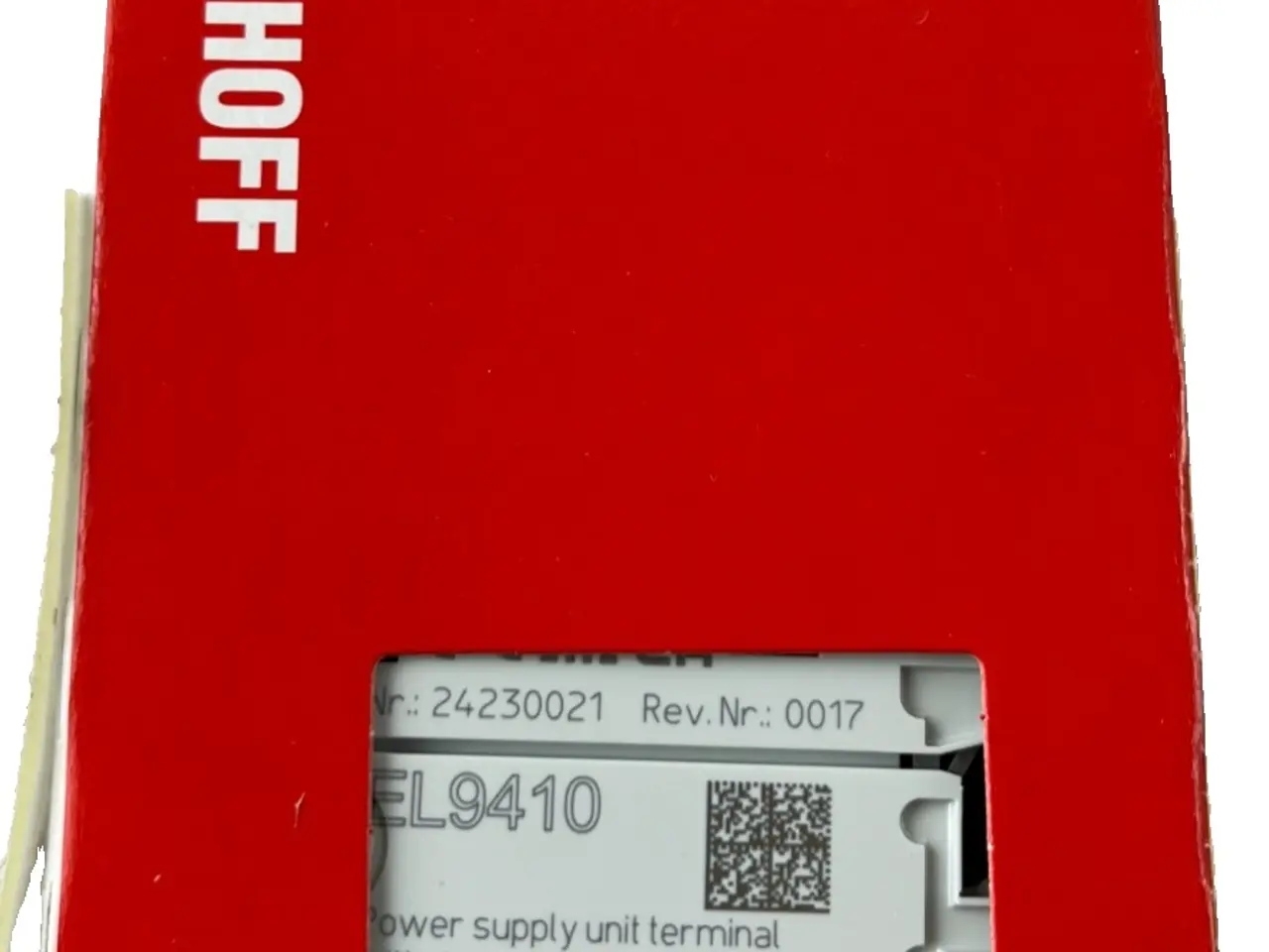 Billede 1 - Beckhoff EL9410 EtherCAT strømforsyning Terminal