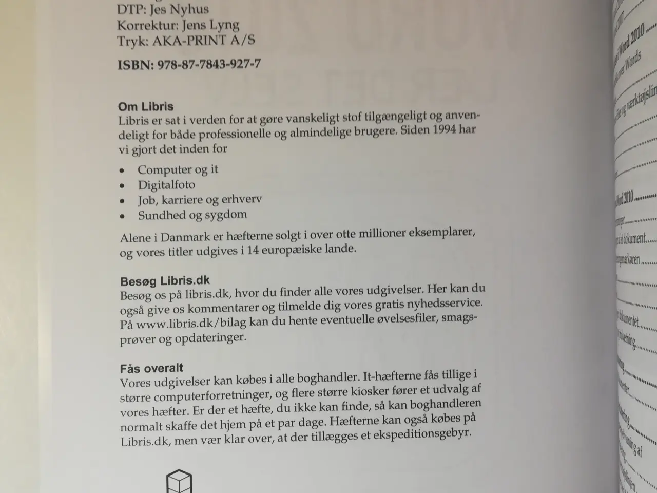 Billede 2 - WORD 2010 - Lær det selv + Kursushæfte + Video