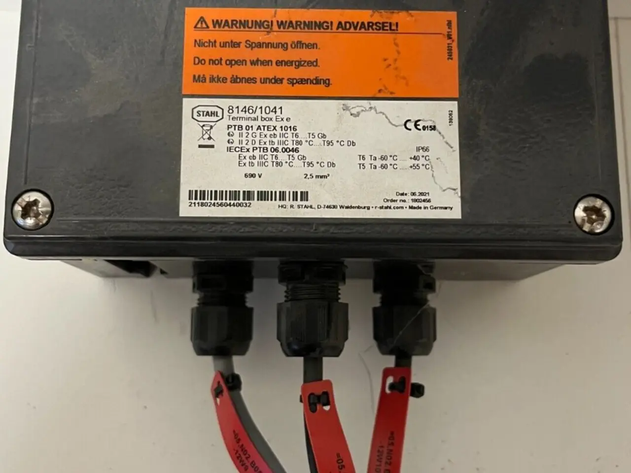 Billede 1 - R. STAHL 8146/1041 Explosion-Proof ATEX Terminal