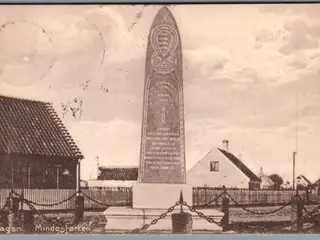 Skagen - Mindestøtten - Postkort - Brugt