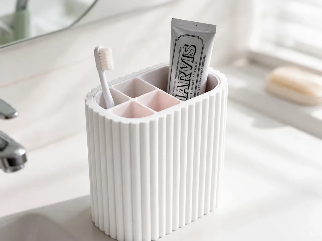 Billede 1 - Moderne hvid organiser