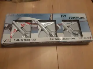 Flysamling 3 stk skala 1:80