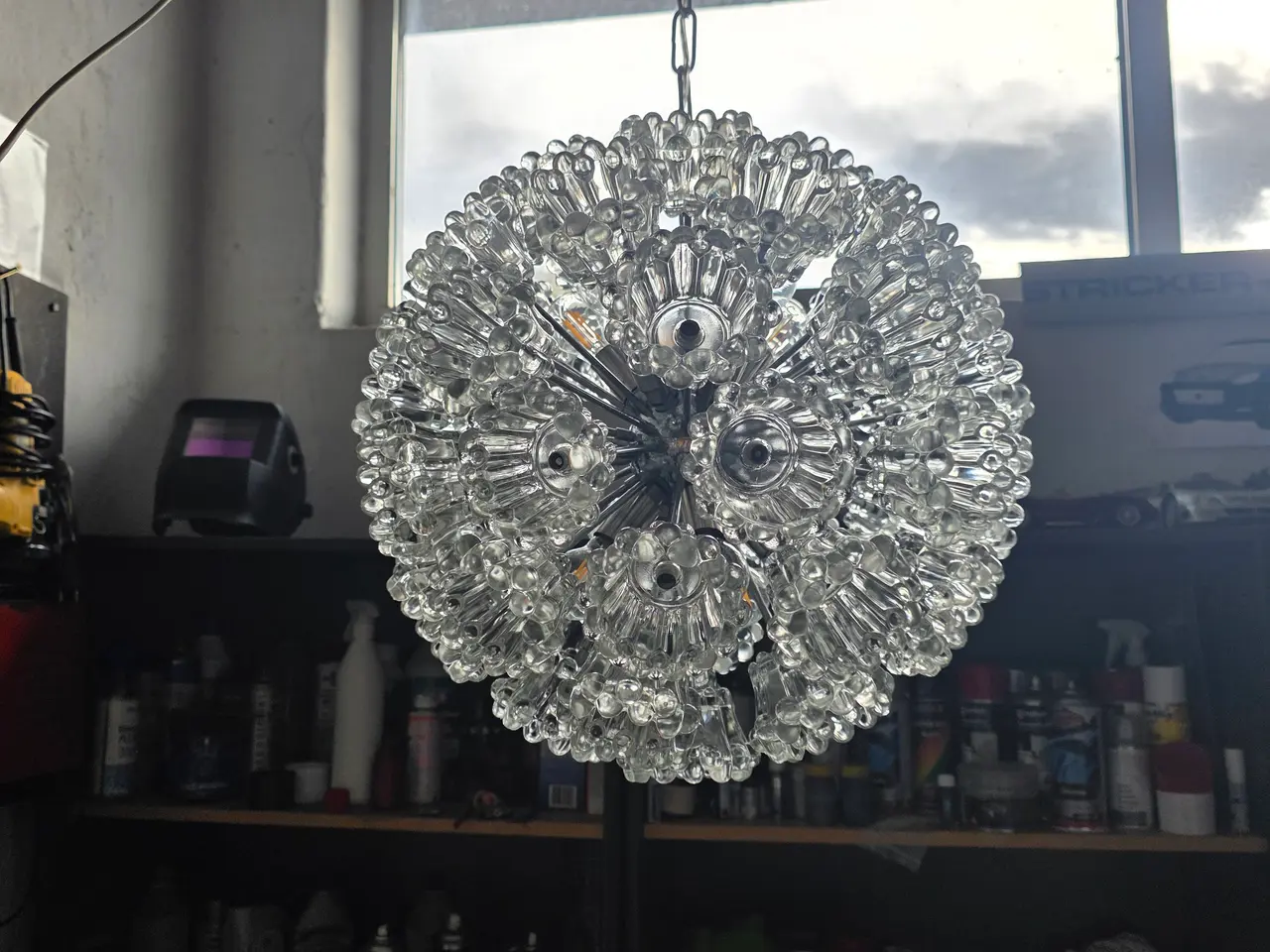 Billede 3 - Sputnik lampe fra m.1950