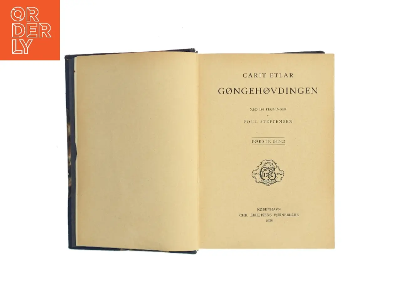 Billede 1 - Gøngehøvdingen. Første bind af Carit Etlar (Bog)