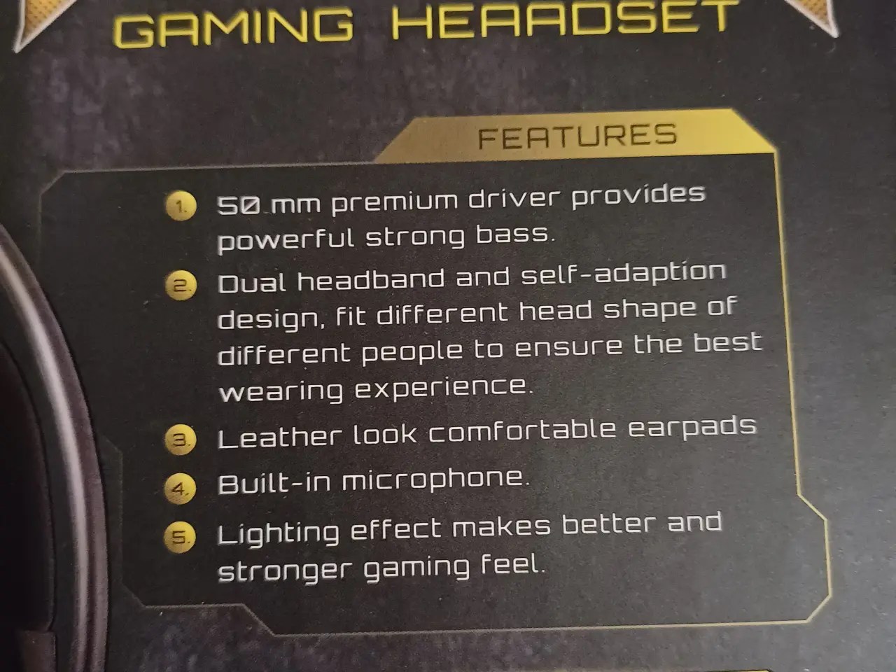 Billede 3 - White shark cougar gaming headset