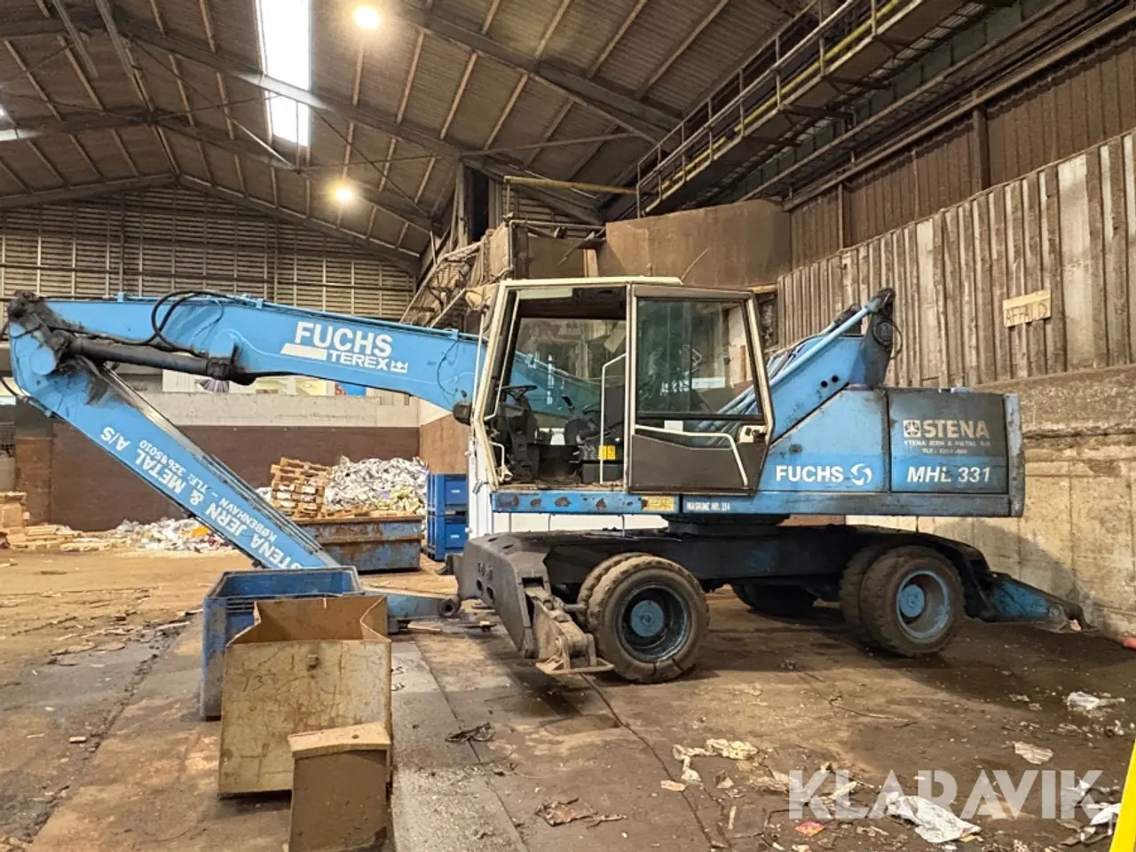 Billede 2 - Hjulgraver Fuchs Terex ML331 - 12000kg