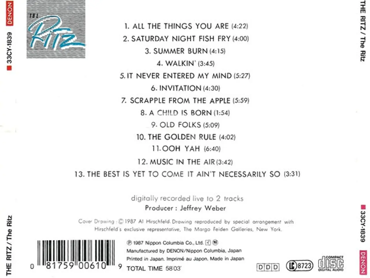 Billede 2 - The Ritz – The Ritz – CD