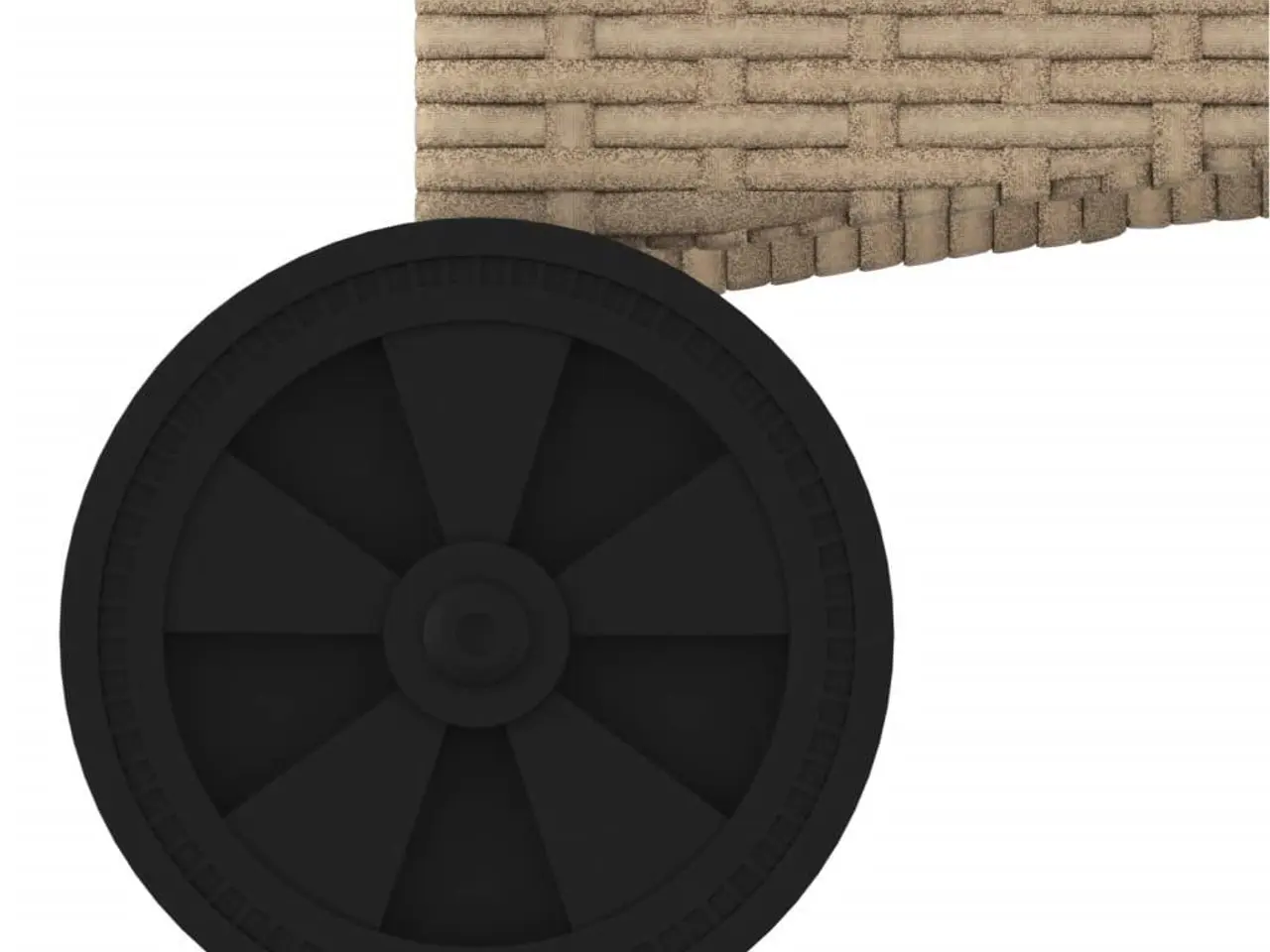 Billede 8 - Liggestole 2 stk. med hynder polyrattan beige