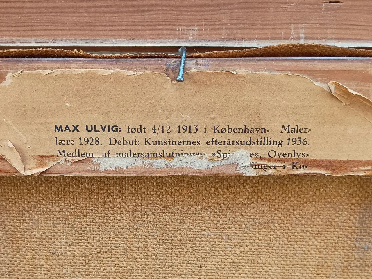 Billede 8 - Max Ulvig maleri.