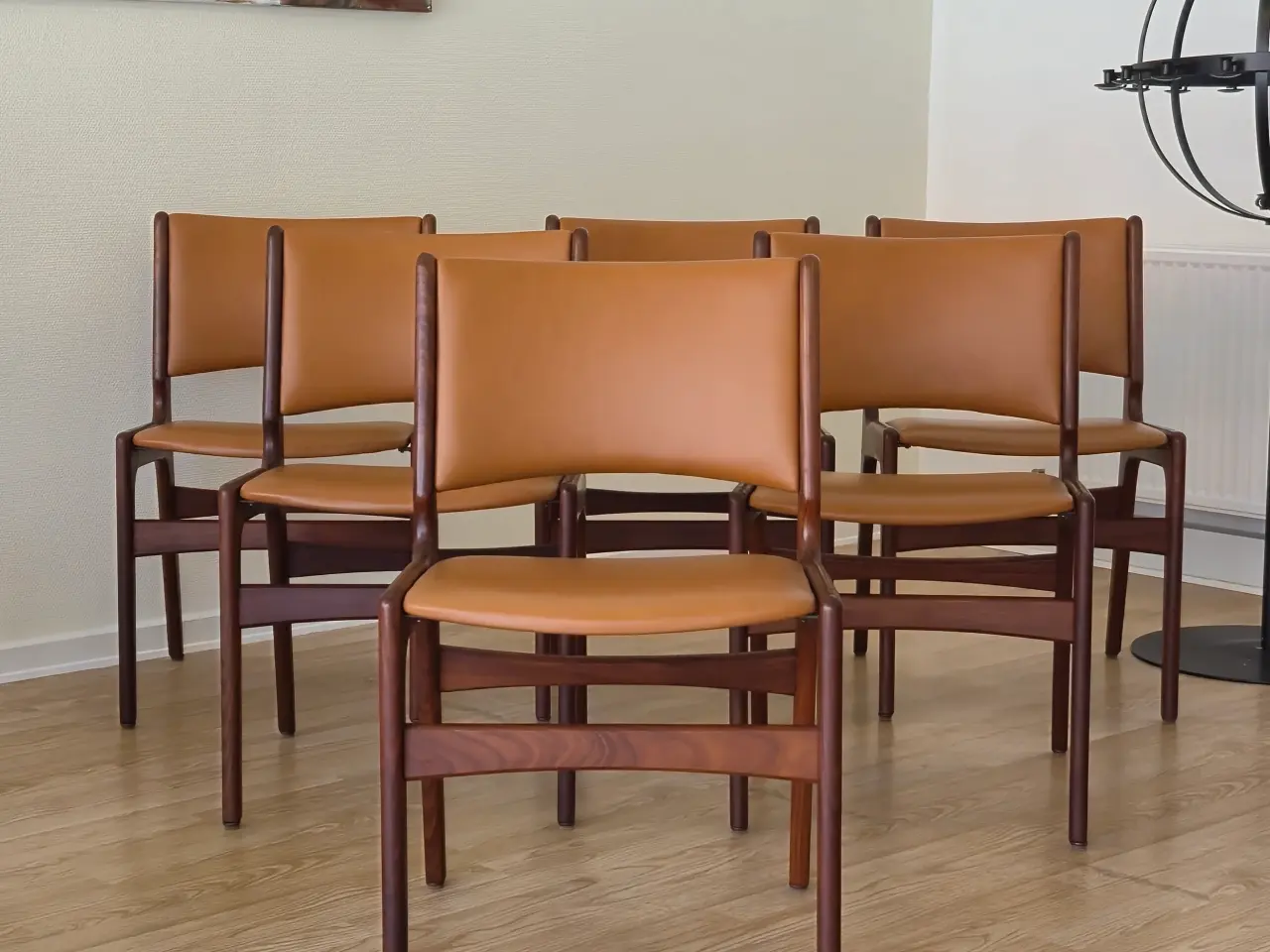 Billede 1 - 6 Erik Buch teak stole 