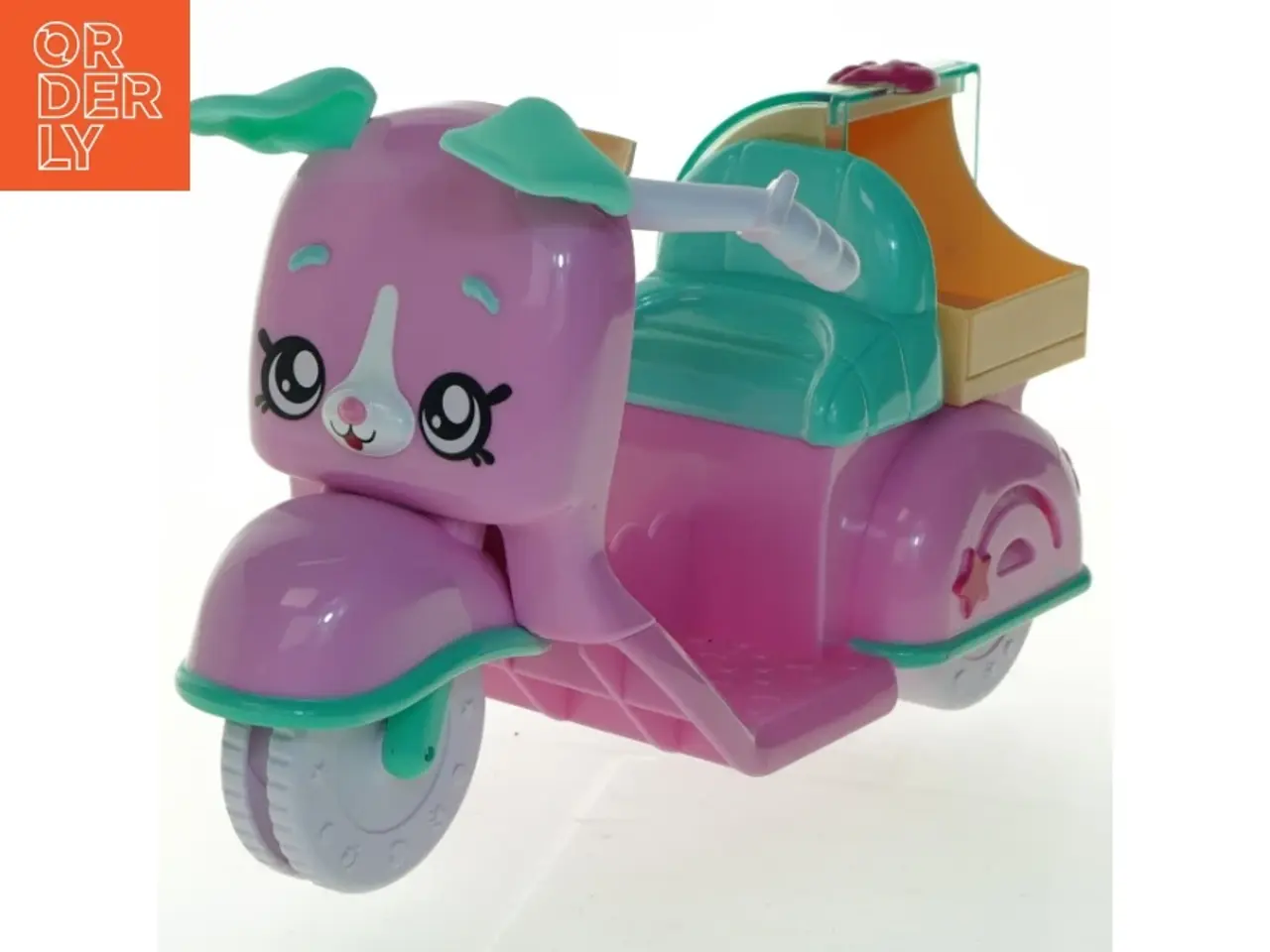 Billede 1 - Legetøjs Scooter og Hvalpe Figur fra Moose (str. 26x15 cm)