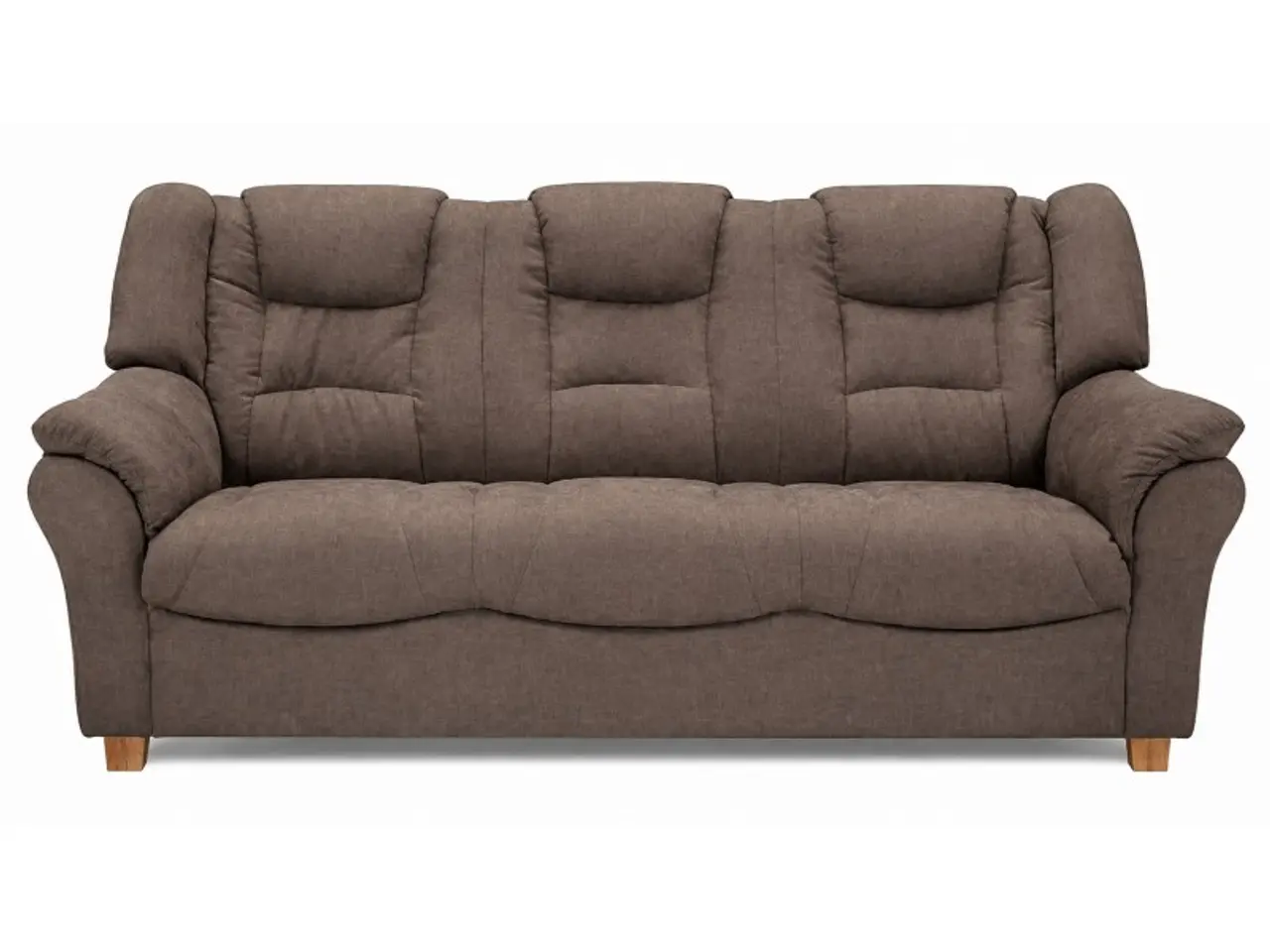 Billede 1 - Strib 3 Personers sofa Stof