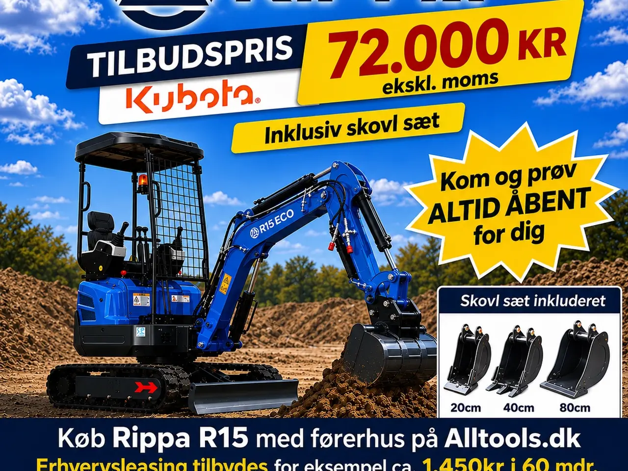 Billede 1 - Rippa R15 ECO Kubota